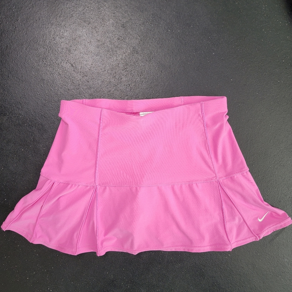 Nike pink tennis skirt small